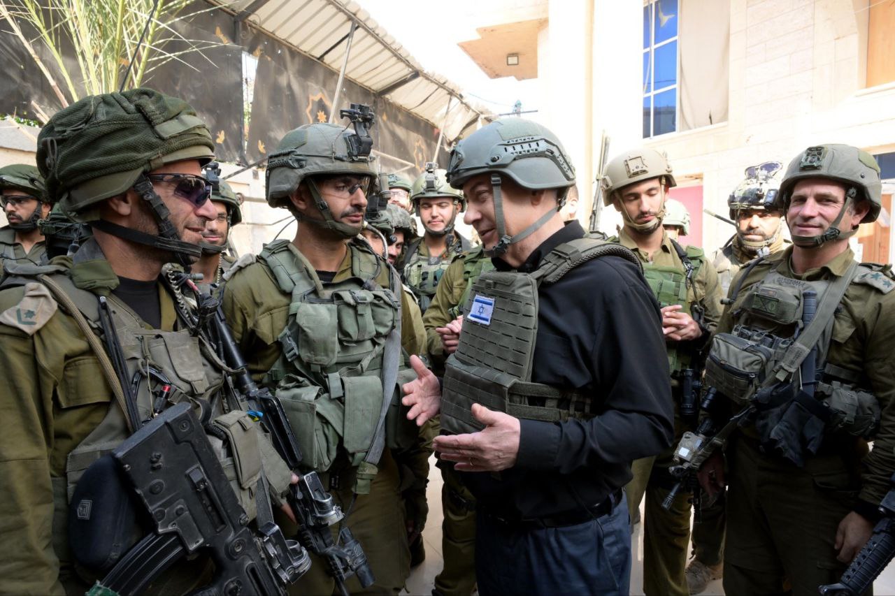 Нетаньяху посетил север сектора Газа
